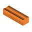 PCB plug-in connector, male header, closed side, THT solder connection, 5.08 mm, Number of poles: 36, 180°, Solder pin length (l): 3.2 mm, tinned, orange, Box thumbnail 2
