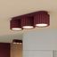 Ceiling lamp AURA 3 burgundy Gx53 thumbnail 5