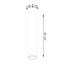 CEILING LAMP LAGOS 30 GOLDEN GLOSS GU10 1X10W IP20 thumbnail 4