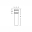 MEGA GÜRTELLINSE, 18 W, 920 lm, 830, silver, smart+free Bollards, D 17 thumbnail 3