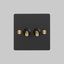 2G TOGGLE / CROSS / BLACK / BRASS thumbnail 2