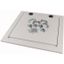 XSPTA1008 Top plate, for arc protection, for WxD=1000x800mm, IP40, grey thumbnail 1