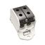 Aluminium /Copper terminal, 1-pole Double black, 50mmý thumbnail 2