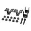 Rod Mounting Brackets x2 Black thumbnail 1
