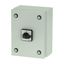 On-Off switch, P1, 40 A, 3 pole, surface mounting, with black thumb grip and front plate, in steel enclosure thumbnail 6