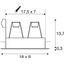 INDI REC 2S Downlight, GU10, pivotable, rechtangular, grey thumbnail 2