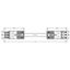 pre-assembled interconnecting cable;Eca;Socket/plug;black thumbnail 3