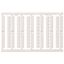 Unmarked Label for terminal blocks 4.0 mmÂ² push-in plus, 60 pcs, Plast XW5T0178E thumbnail 3