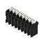 Printed circuit board terminals, 3.81 mm, Number of poles: 8, 180°, Solder pin length (l): 1.5 mm, black, PUSH IN with actuator, Clamping range, max. : 1.5 mm², Tape thumbnail 3