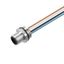 Built-in plugs, M12, pin, straight, Mounting thread: PG 9, Number of poles: 8, Strand / cable length: 0.5 m, Front mounting thumbnail 1