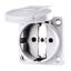 Mennekes Receptacle SCHUKO, 16A2p+E, 230V, IP54 11010 thumbnail 1