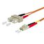 OpDAT patch cord SC-D/LC-D OM2, 5.0 m thumbnail 1