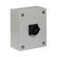 P3 Main switch, 80 A,Surface mounting, 3 pole, Form SE, Black, Door co thumbnail 1