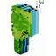 2-conductor female connector Push-in CAGE CLAMP® 1.5 mm² green-yellow/ thumbnail 3