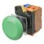Pushbutton A22NN Ã˜22, bezel plastic, MUSHROOM, MOMENTARY, CAP COLOR Op A2210336F thumbnail 2