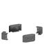 SIVACON, base, for corner cubicle, H: 100 mm, RAL 7035 thumbnail 2