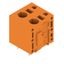Printed circuit board terminals, 7.50 mm, Number of poles: 2, 180°, Solder pin length (l): 3.5 mm, tinned, orange, PUSH IN without actuator, Box thumbnail 2
