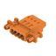 PCB plug-in connector, male plug, 5.08 mm, Number of poles: 4, 180°, TOP connection, Clamping range, max. : 2.5 mm², Box thumbnail 3