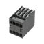 PCB plug-in connector, male header, closed side, THT solder connection, 7.62 mm, Number of poles: 10, 270°, Solder pin length (l): 4.5 mm, tinned, black, Box thumbnail 1