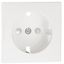 SAF COV PLAT F/EARTH SOCKET (SKO TYPE) WHITE thumbnail 1