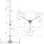Air-term. mast 50 f. HVI light Cond. KIT w. tripod  L 3900mm thumbnail 2