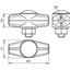 ES connector ZDC f. Rd 8mm with truss head screw thumbnail 2
