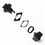 Selector switch, non-illuminated,lever type, rectangular, 2 notches, s thumbnail 2