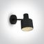 BLACK WALL LIGHT 10W E27 100-240v thumbnail 1