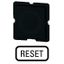 287TQ25 Button plate for push-button, Inscription: RESET, 25 x 25 thumbnail 1