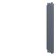 SIVACON, mounting plate, for cabinet side, perforated, D: 400 mm, H: 1800 mm, zinc-plated The thumbnail 1
