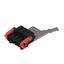 PCB plug-in connector, male plug, 7.62 mm, Number of poles: 4, 180°, PUSH IN with actuator, Tension-clamp connection, Clamping range, max. : 2.5 mm², Box thumbnail 2