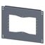 SIVACON, floor, with cut-outs for flanges, IPXX, D: 400 mm, W: 400 mm thumbnail 2