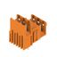 PCB plug-in connector, male header, open side, THT solder connection, 5.08 mm, Number of poles: 6, 180°, Solder pin length (l): 3.2 mm, tinned, orange, Box thumbnail 1