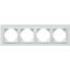 FOUR-GANG FRAME WHITE/WHITE thumbnail 1