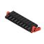 PCB plug-in connector, female plug, 7.62 mm, Number of poles: 9, 180°, PUSH IN with actuator, Clamping range, max. : 2.5 mm², Box thumbnail 2