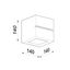 CERAMIC WALL LAMP LEO LINE E27 1X60W IP20 thumbnail 4