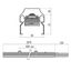 TRY RAIL-M2/5P L=2870mm(+OPHANGBEUGELS) thumbnail 3