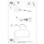 PONTIUS CERAMIC WALL LAMP BLACK G9 1X60W IP20 thumbnail 7