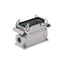 HDC enclosures, Size: 6, Protection degree: IP65, in plugged condition, Base housing, Side-locking clamp on lower side, Standard, Size of cable entries: PG 21 thumbnail 1