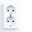 WCD RA 2V (single flush-mounted box), tall, A.1 light white matte thumbnail 1