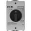 J16/B/N Main switch, 16 A, surface mounting, 3 pole + N, STOP function, With black rotary handle and locking ring, Lockable in the 0 (Off) position thumbnail 1