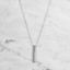 NECKLACE / VERTICAL / CROSS / STEEL thumbnail 1