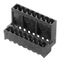 PCB plug-in connector, male header, closed side, THT/THR solder connection, 5.00 mm, Number of poles: 22, 180°, Solder pin length (l): 3.2 mm, tinned, black, Box thumbnail 1