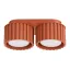 Ceiling lamp AURA 2 red ochra Gx53 thumbnail 1