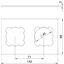 Cover plate 2x EK for T12L 142x88mm Polyvinylchloride Graphite black R thumbnail 2
