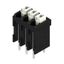 Printed circuit board terminals, 3.81 mm, Number of poles: 3, 180°, Solder pin length (l): 3.5 mm, black, PUSH IN with actuator, Clamping range, max. : 1.5 mm², Tape thumbnail 2