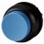 M22S-DRH-B Pushbutton, RMQ-Titan, Extended, maintained, Blue, Blank, Bezel: black thumbnail 1