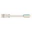 pre-assembled connecting cable Eca Socket/open-ended white thumbnail 3