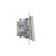 Double socket outlet with earthing for IP44 version with frame seal, without shutters, (module), Simon 24, IP20/IP44, 16A, champagne matt, Flap color: Transparent thumbnail 1