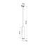 PABLO HANGING LAMP BLACK GU10 1X40W IP20 thumbnail 4